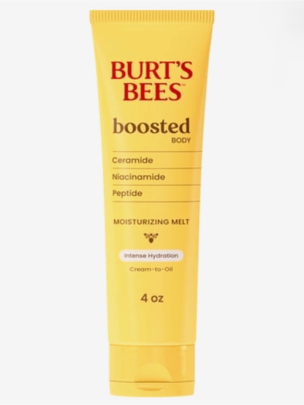 Burt's Bees Boosted Body Moisturizing Melt - Yellow Tube